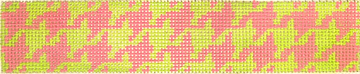 Key Fob – Pink & Lime Houndstooth KF-20