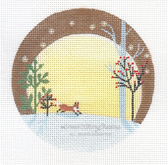 Folk Art Rounds: Fox & Moon MCFR09