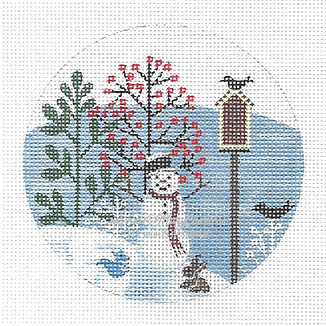 Folk Art Rounds: Snowman & Animals MCFR07