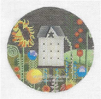 Folk Art Rounds: Fairy Birdhouse MCFR04