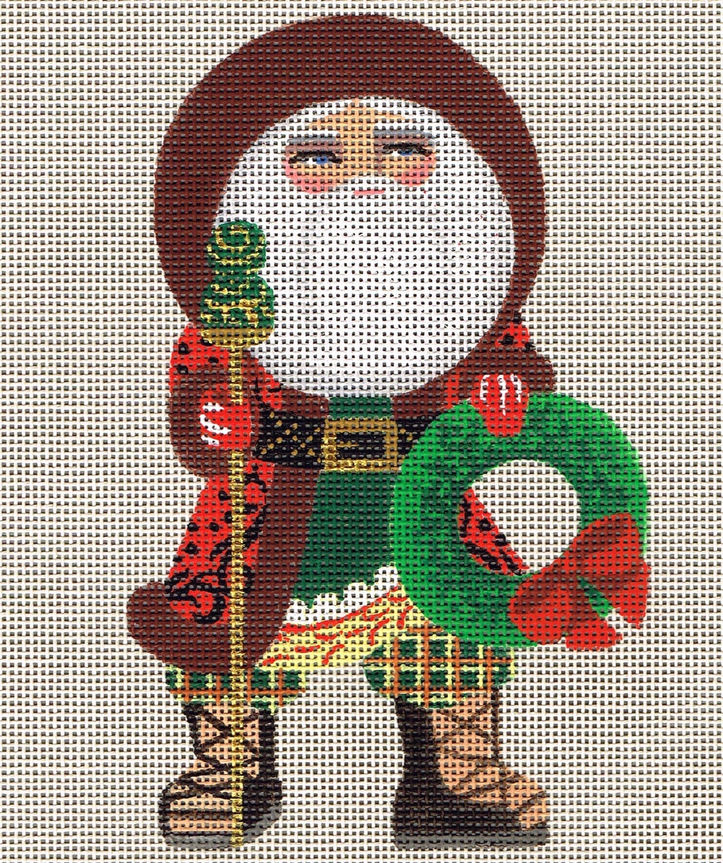 Gathering Green Santa LD-8337