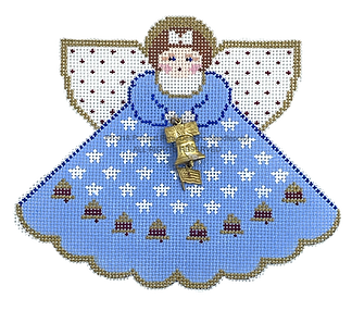 Angel with Charms: Liberty Bells (Blue) PP918