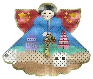 Angel with Charms: China (Great Wall) PP994AO