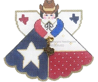 Angel with Charms: Texas Flag PP994TC
