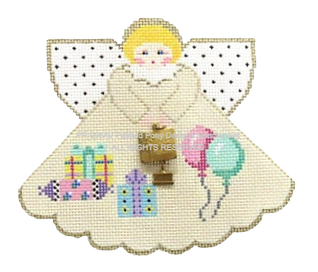 Angel with Charms: Happy Birthday (Gold) PP996AV