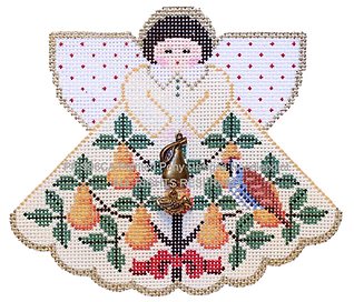 Angel with Charms: Partridge in a Pear Tree (Cream) PP996CA