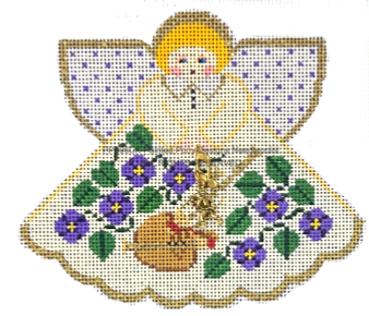 Angel with Charms: 11 Pipers Piping (Cream) PP996CK