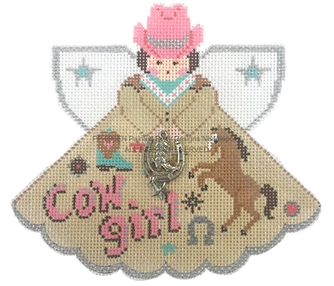 Angel with Charms: Cowgirl (Light Brown) PP996EN
