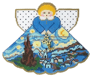 Angel with Charms: Starry Night (Dark Blue) PP996FS