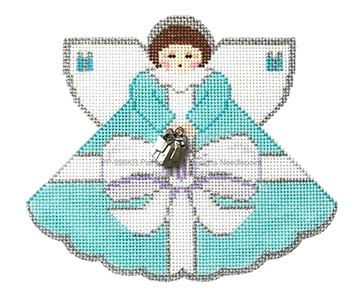 Angel with Charms: Little Blue Box (Tiffany Blue) PP996KR