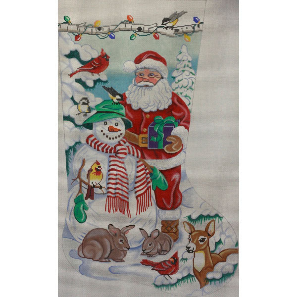 Santa & Snowman Stocking 1715