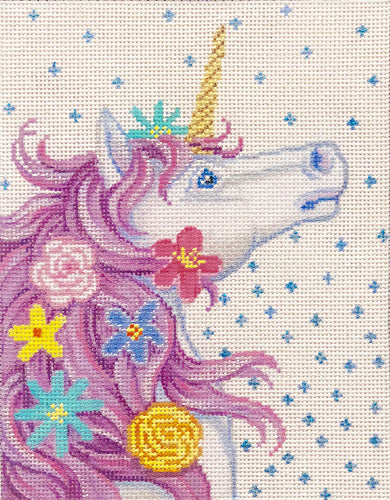 Unicorn With Flowers 4045