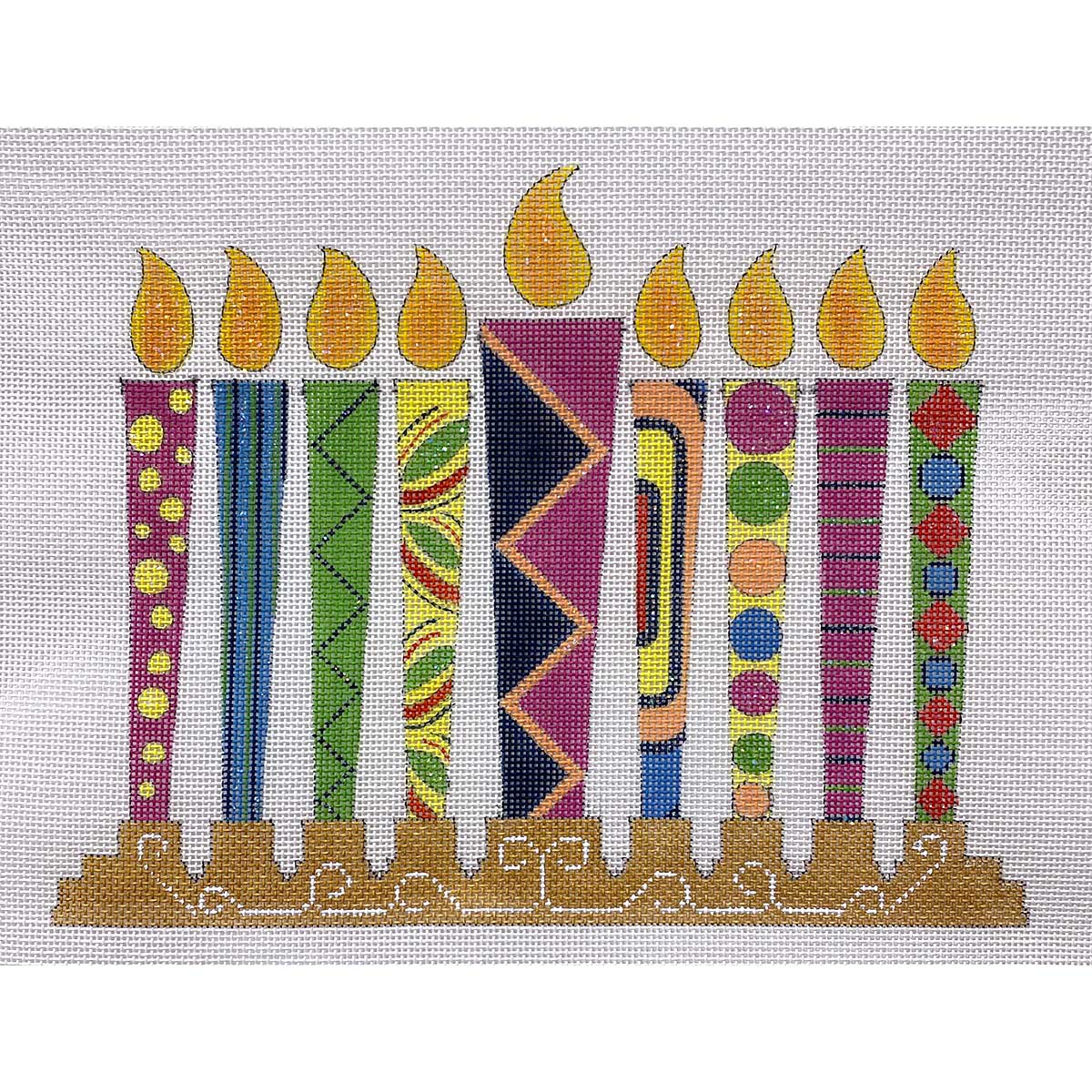 Colors Of Hanukkah Menorah 4282