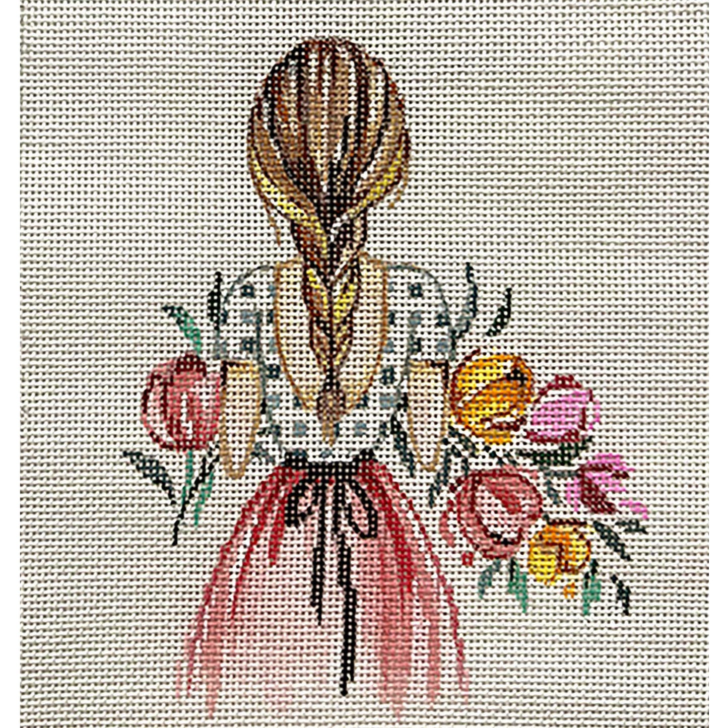 Girl With Bouquet 4399