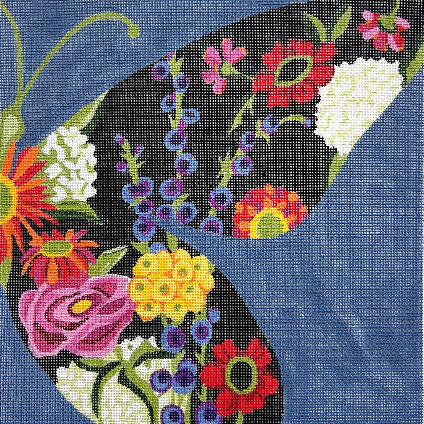 Half Floral Butterfly 4564