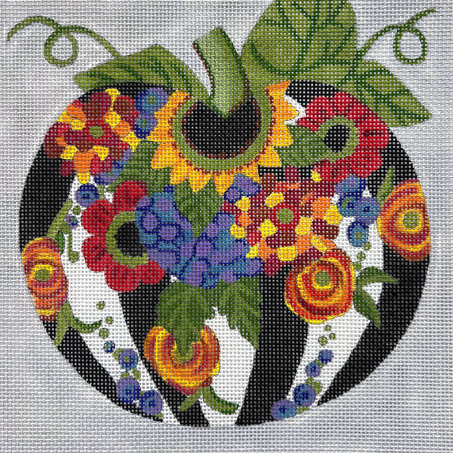 Floral Pumpkin 4667