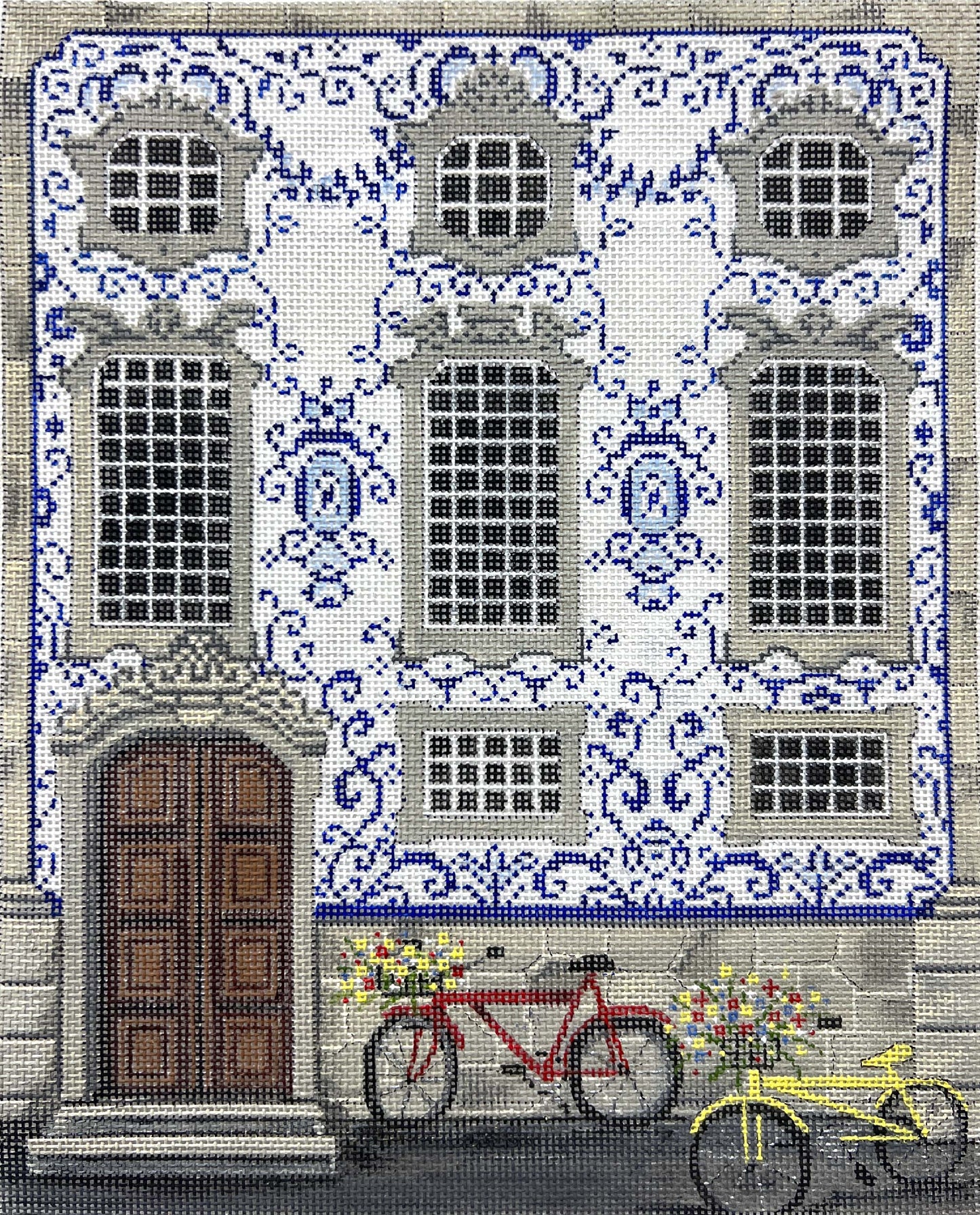 Portuguese Facade With Bikes 4710