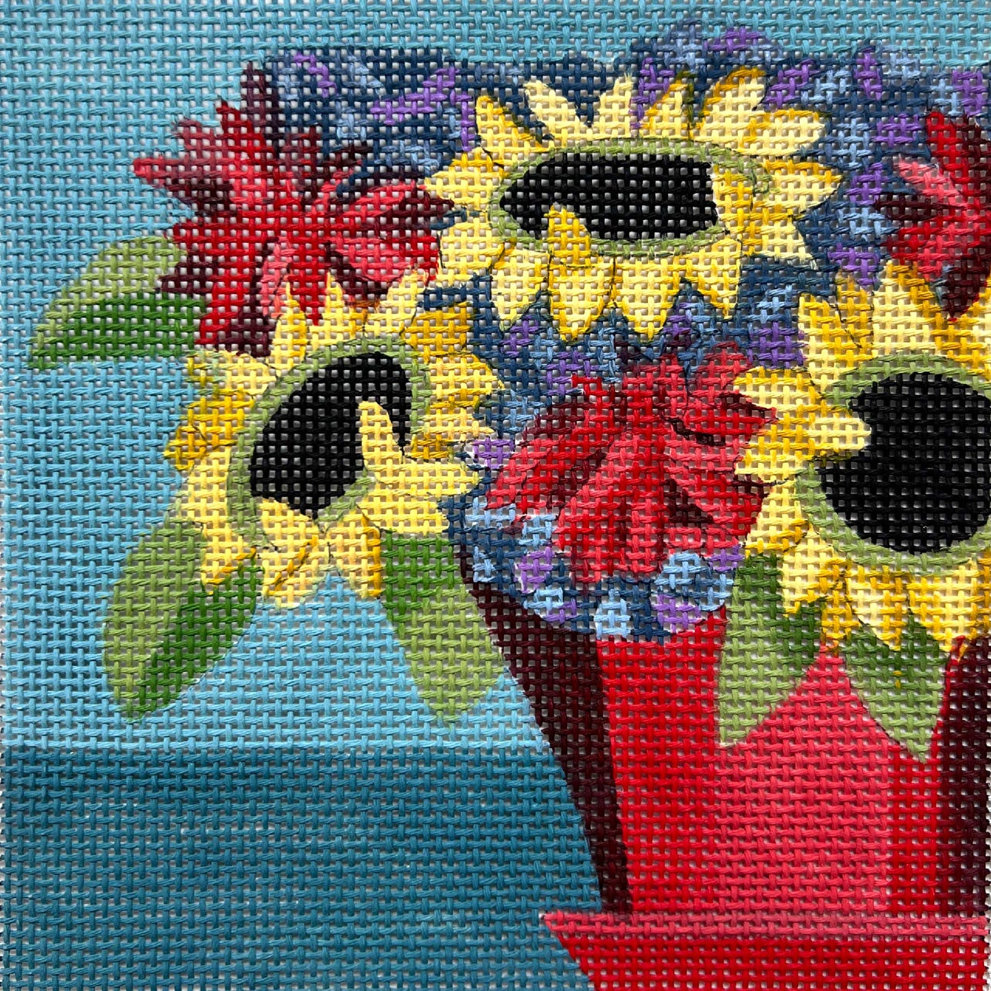 Sunflowers Red Pot 4720