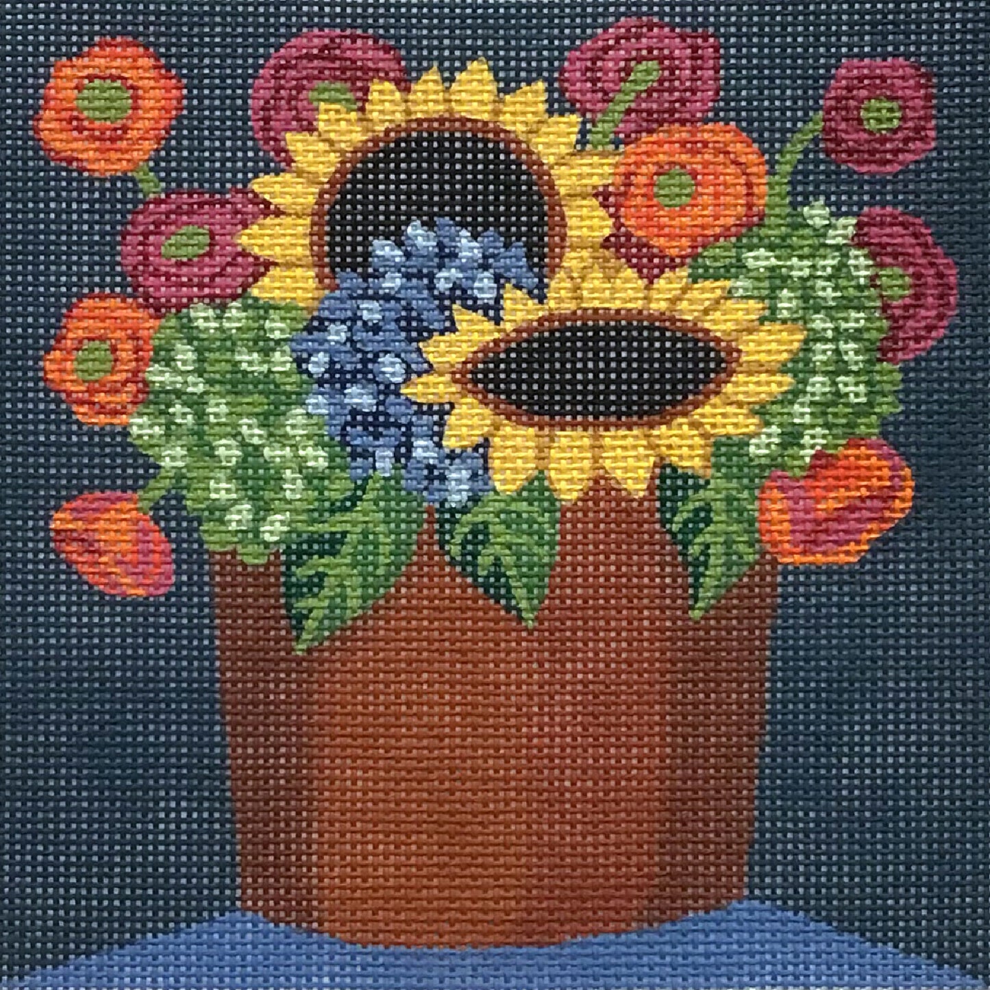 Terra Cotta Sunflowers 4813