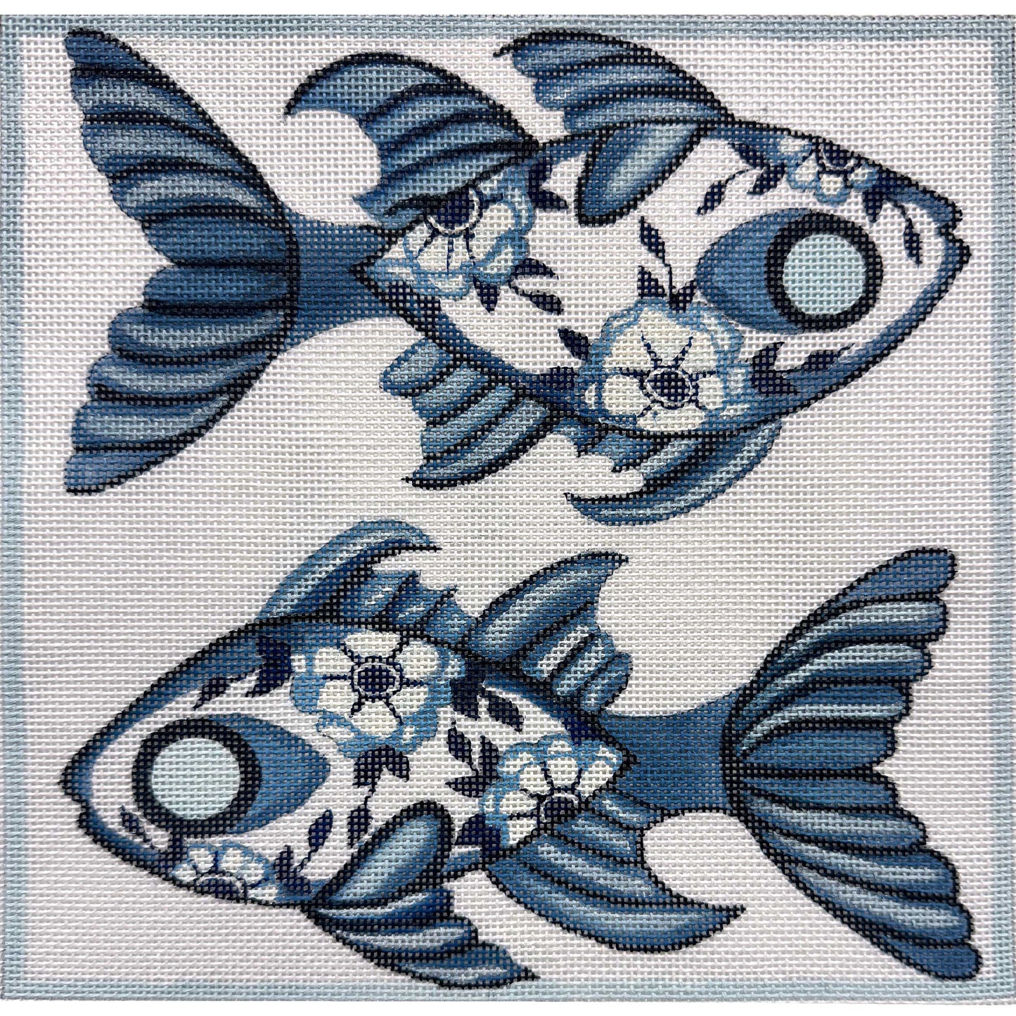 Blue Delft Fish 4895