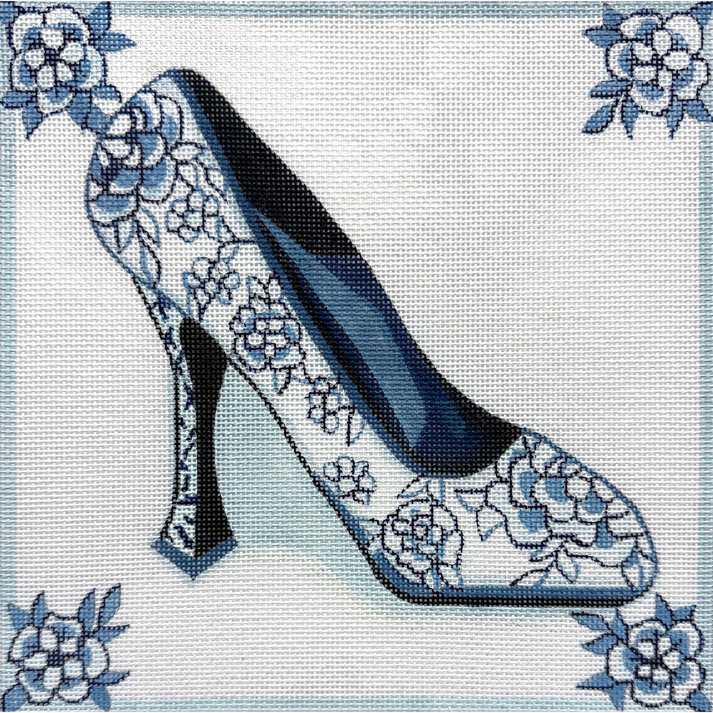 Blue Delft Heel 4899