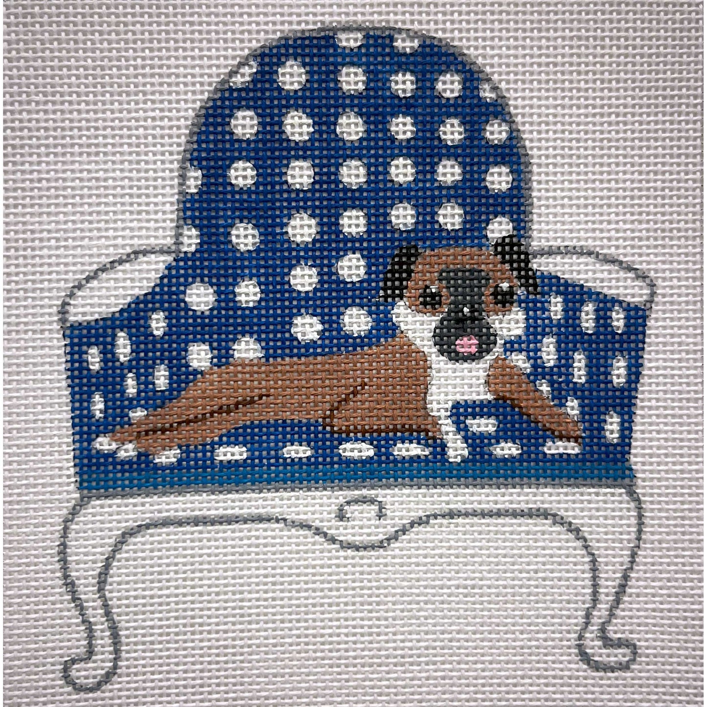 Pup On Polka Dots 4906