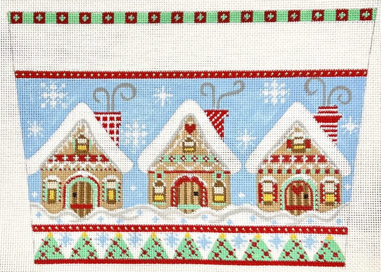 Gingerbread House Stocking Cuff CH-1255