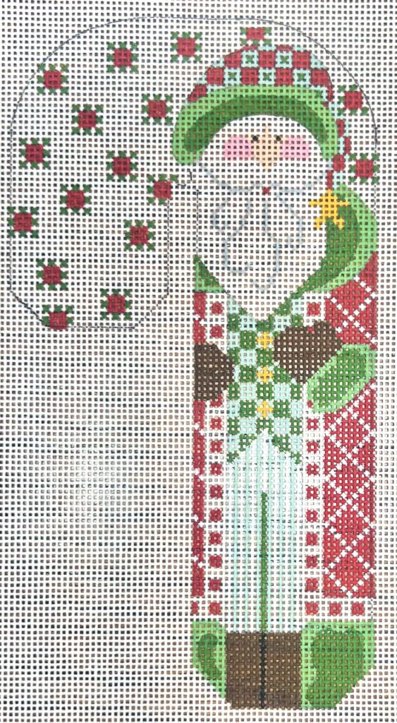 Father Christmas Candy Cane- Red and Green CH-1397