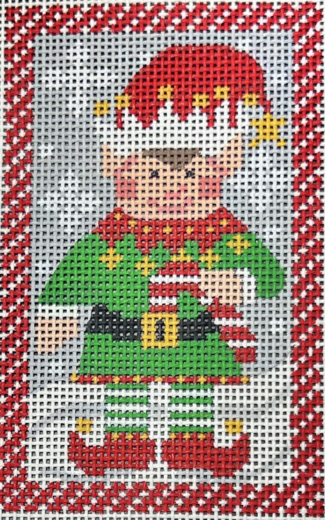 Elf Holding Candy Cane CH-1546