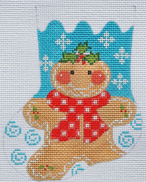 Gingerbread Boy Mini Stocking CH-173