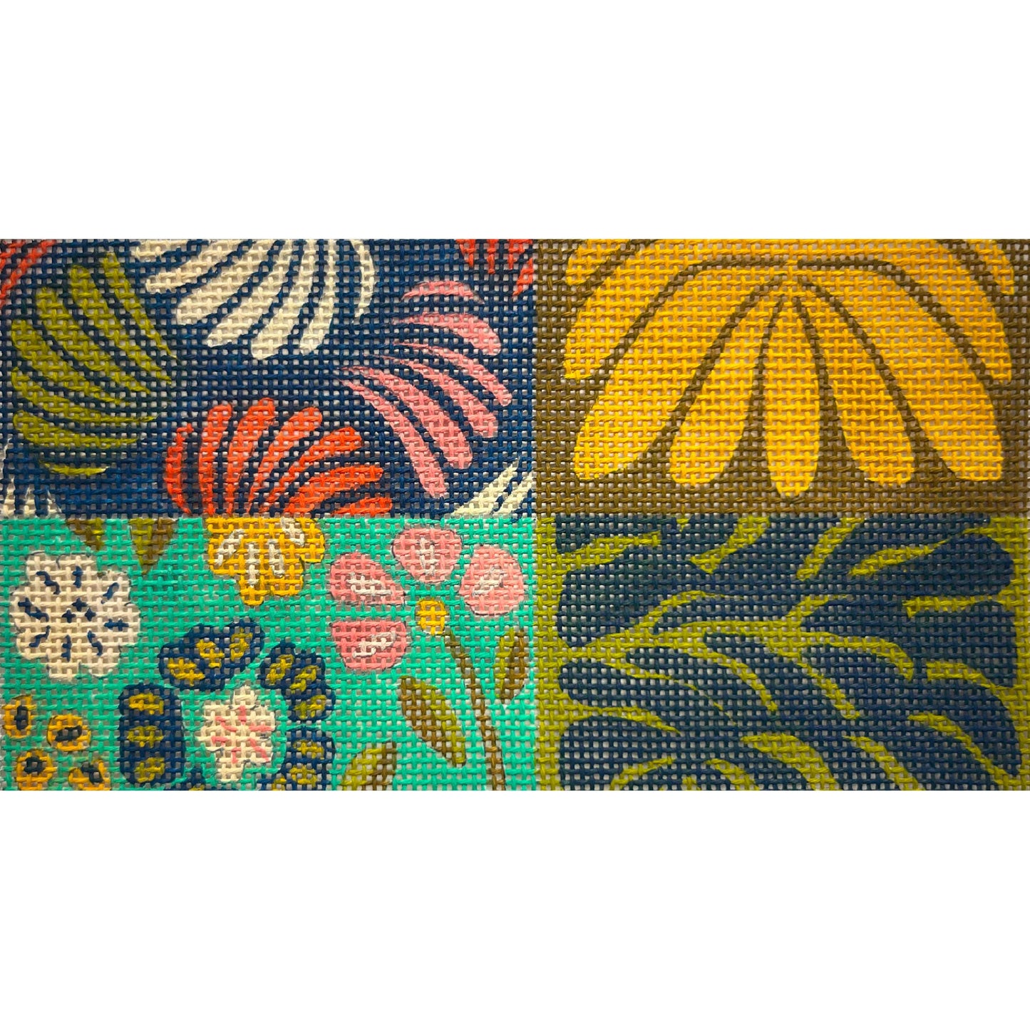 Four Square Collage Clutch CL135