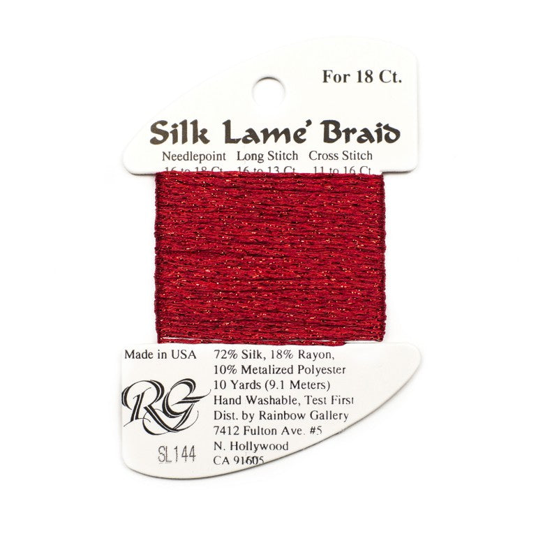 Silk Lame Braid Glow in the Dark