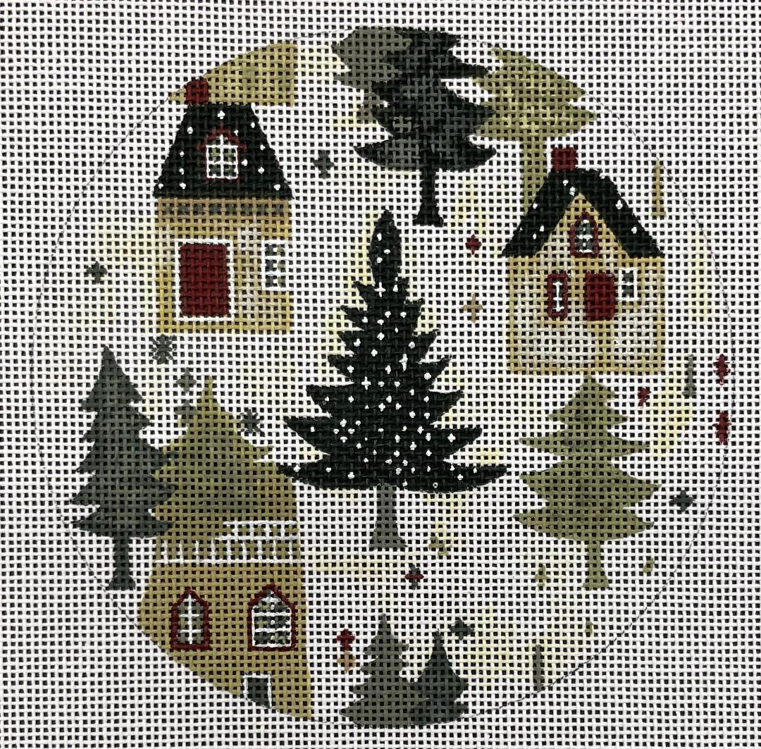 Christmas Houses Ornament CLH--4