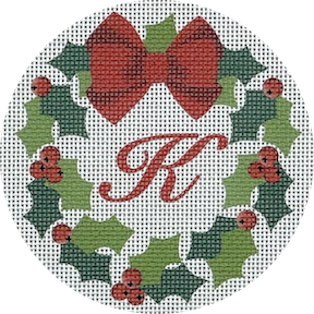 Monogram Wreaths K CHRW-K