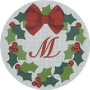 Monogram Wreaths M CHRW-M