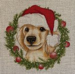 Golden Retriever Christmas Ornament 266