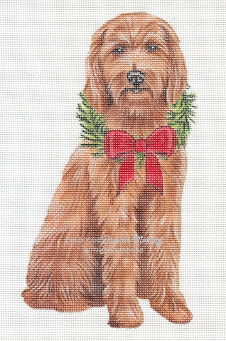 Dog: Holiday Goldendoodle Standup DMDG08