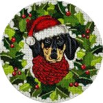 Dachshund Christmas Ornament 317