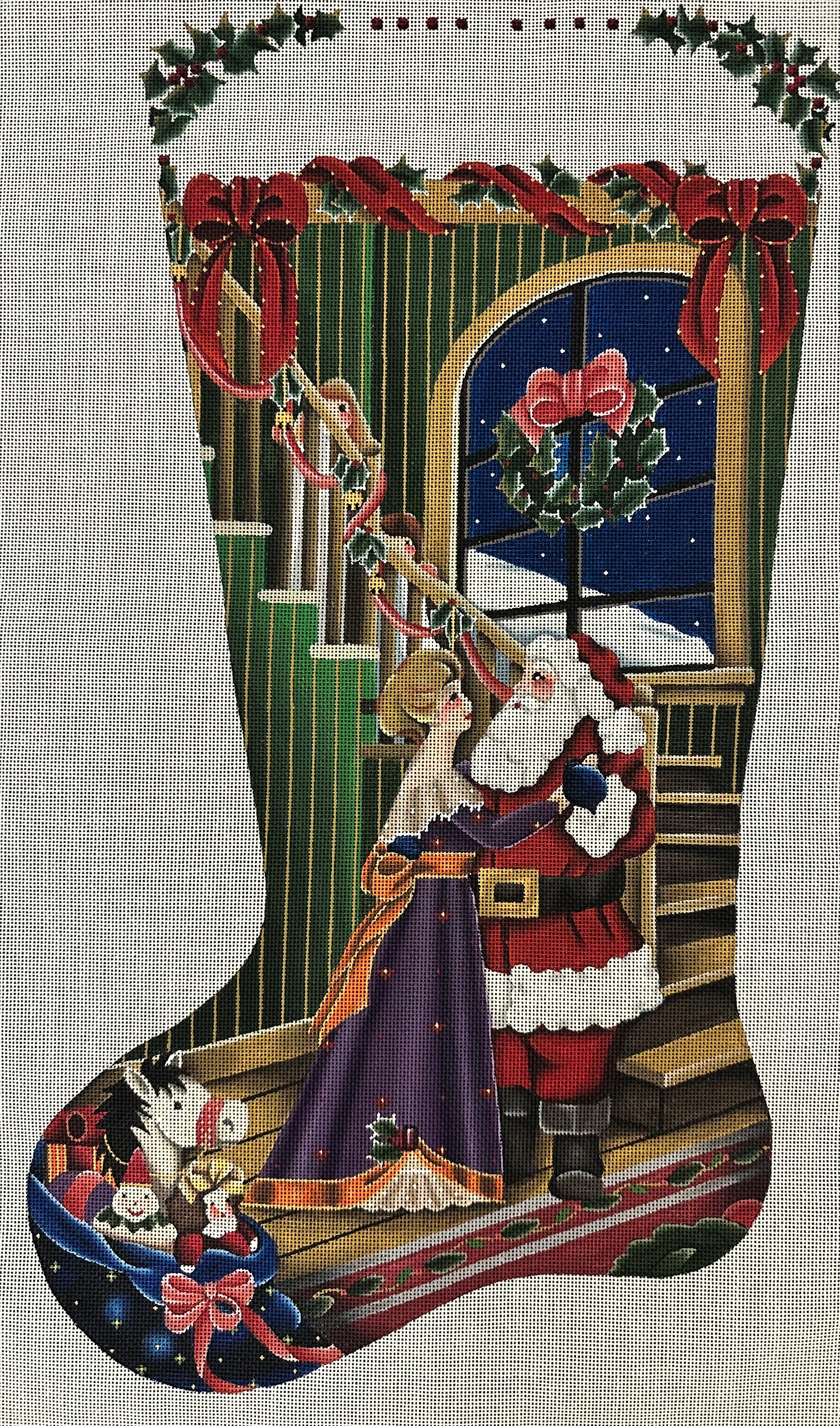 Dancing with Santa Stocking