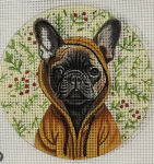 Bulldog in Hoodie 332