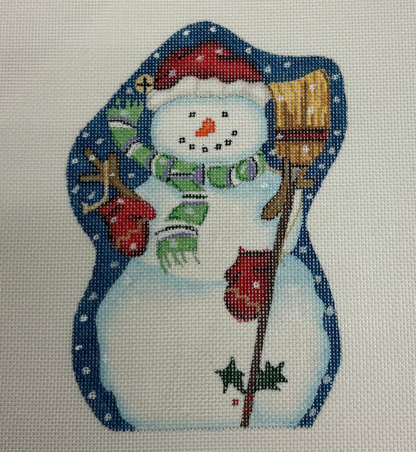 Snowman with Broom XO-30