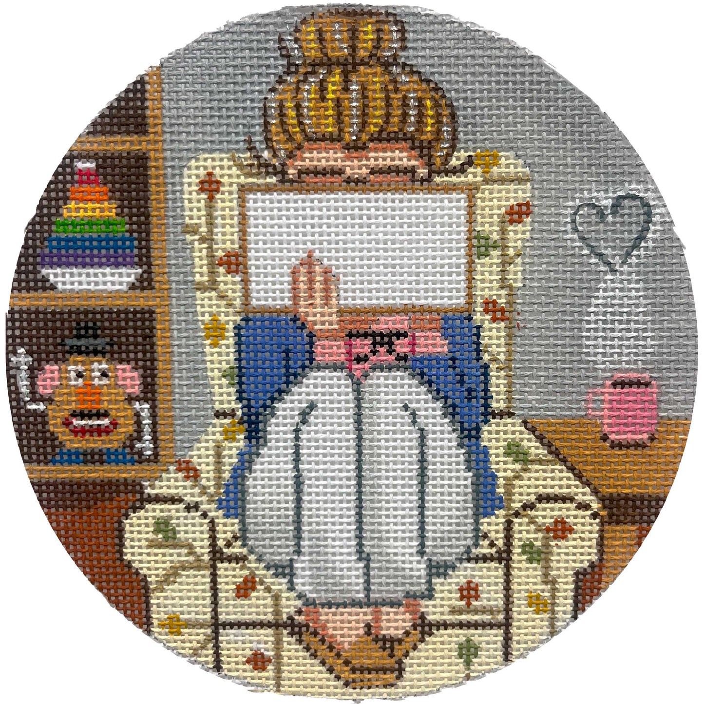 Grandma Stitching Girl GEGS214