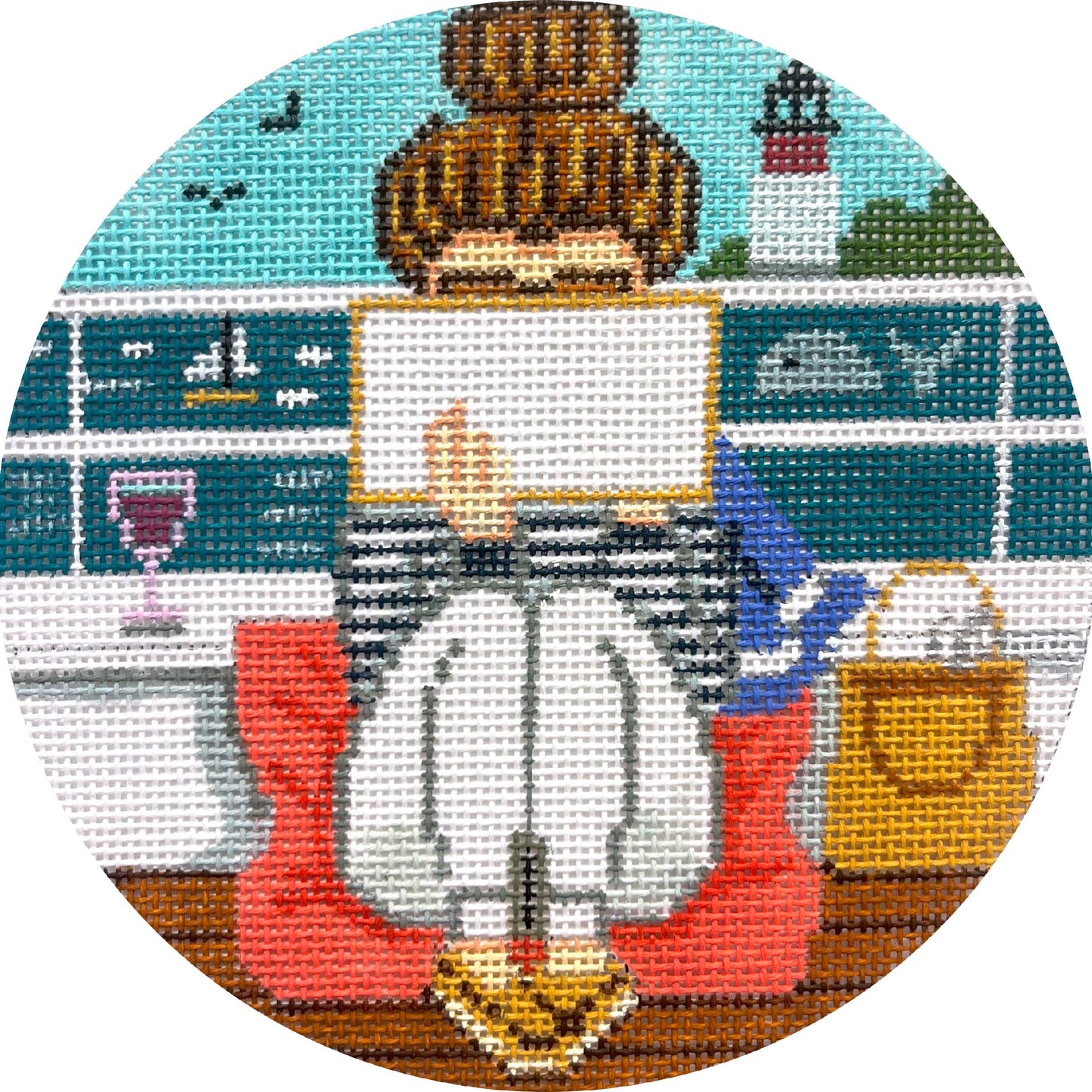 Sailing Stitching Girl GEGS216