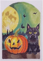 Black Cat & Pumpkin HAL-2h