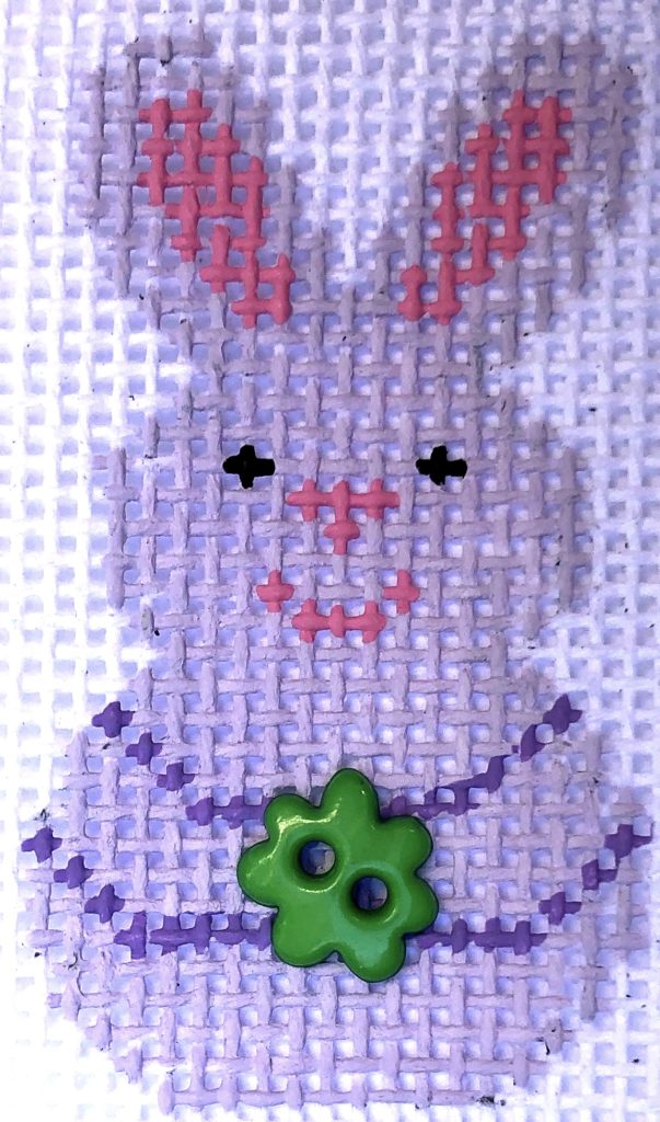 Mini - Lavender Bunny Smiles HB-44