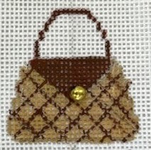 Mini Purse - Brown Diamonds HB-78