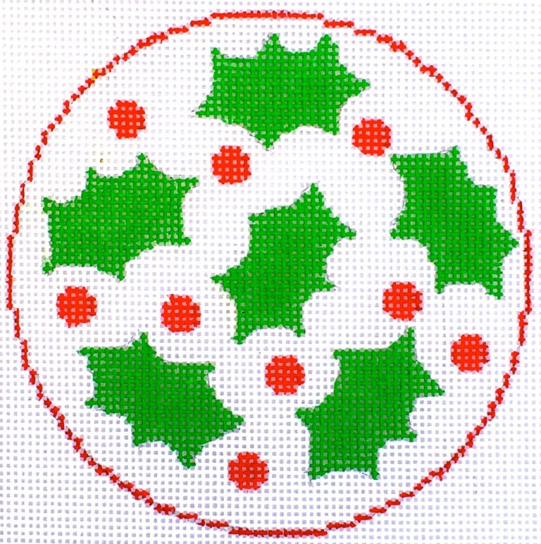 Holly Leaf Coaster/Ornament HB-500