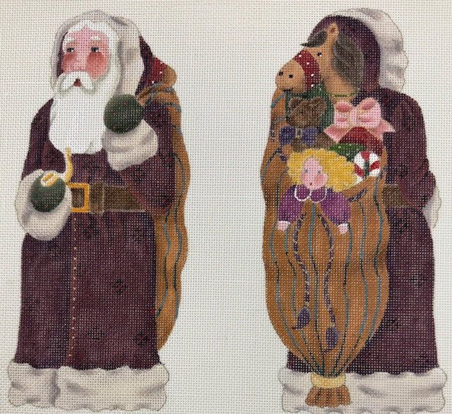 2 Sided Santa with Hobby Horse MSD167J