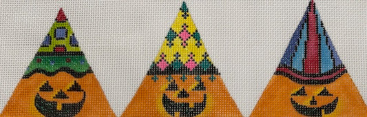 3-D Pumpkin Triangle AB206
