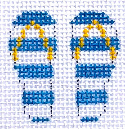 Mini - Blue Flip Flops HB-25